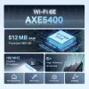 TP-Link Archer AXE5400 Router Gigabit Wi-Fi 6E tri-banda