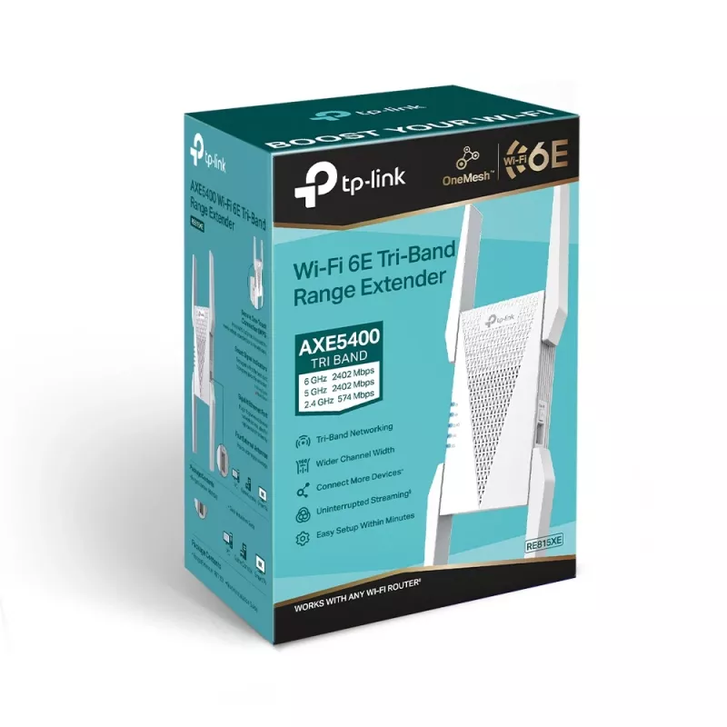 TP-Link AXE5400 Extensor de cobertura Mesh Wi-Fi 6E