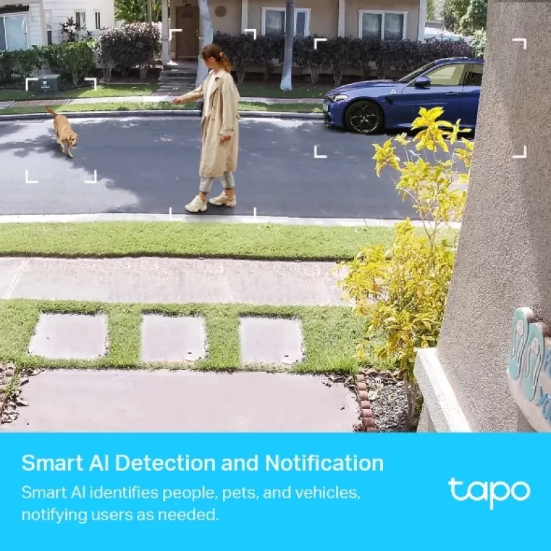 Sistema de cámaras de seguridad inalámbricas inteligentes TP-Link Tapo, sistema de 2 cámaras