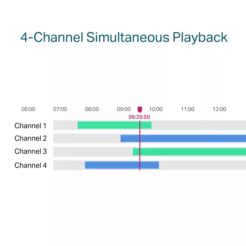 Grabador de vídeo en red PoE+ de 4 canales TP-Link VIGI