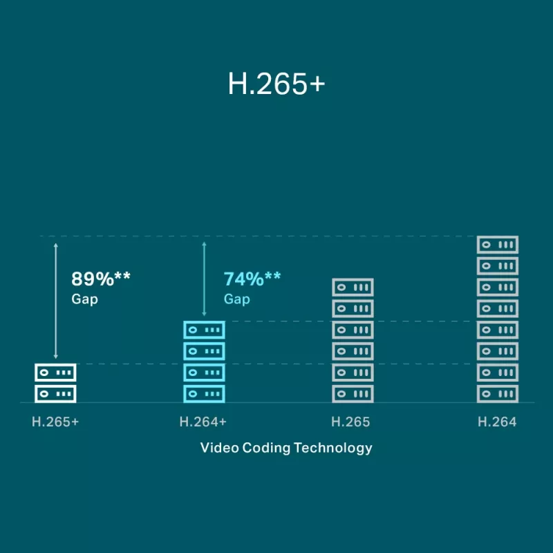 Grabador de vídeo en red PoE+ de 4 canales TP-Link VIGI