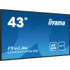 Pantalla de señalización digital iiyama LH4341UHS-B2 108 cm (42,5 pulgadas) LCD 500 cd/m² 4K Ultra HD procesador integrado Android 8.0 24/7