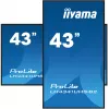 Pantalla de señalización digital iiyama LH4341UHS-B2 108 cm (42,5 pulgadas) LCD 500 cd/m² 4K Ultra HD procesador integrado Android 8.0 24/7