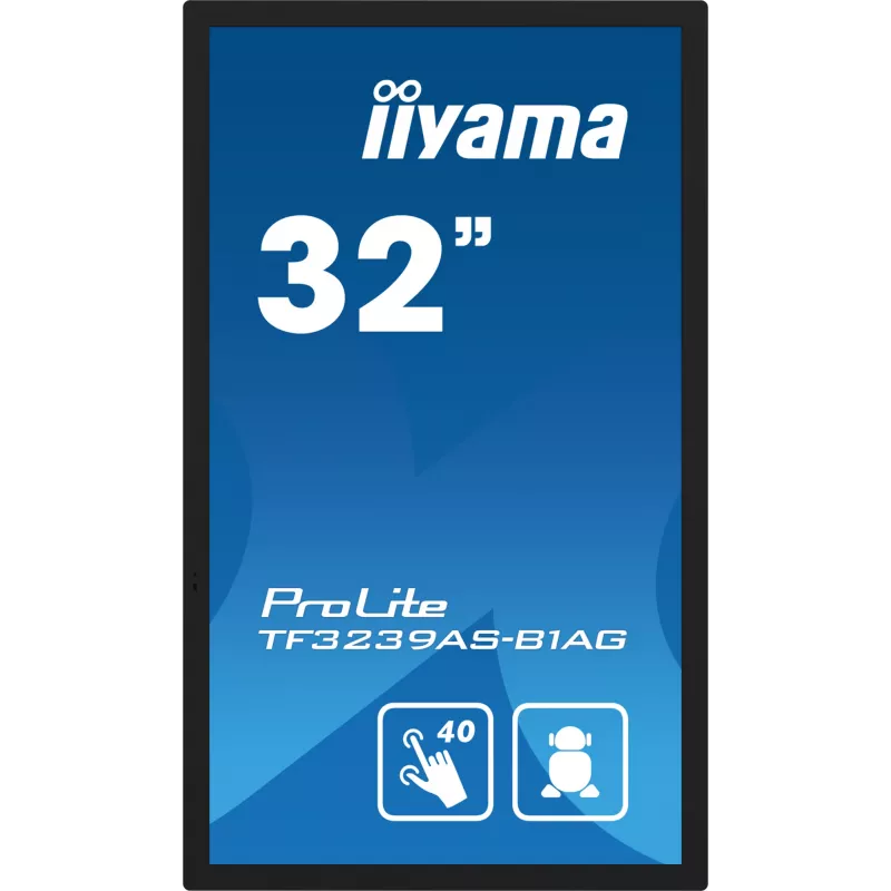 Monitor de ordenador iiyama TF3239AS-B1AG 80 cm (31,5 pulgadas) 1920 x 1080 píxeles Full HD LED táctil negro
