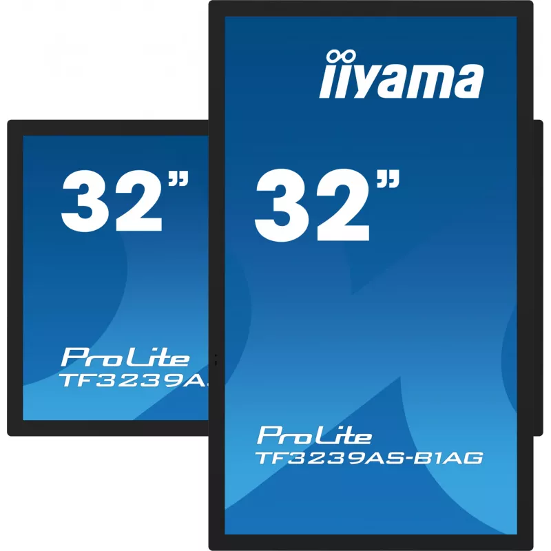 Monitor de ordenador iiyama TF3239AS-B1AG 80 cm (31,5 pulgadas) 1920 x 1080 píxeles Full HD LED táctil negro