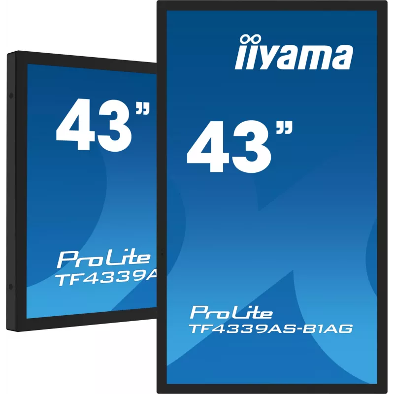 Monitor de ordenador iiyama TF4339AS-B1AG 108 cm (42,5 pulgadas) 3840 x 2160 píxeles 4K Ultra HD LED táctil negro