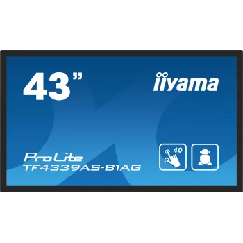 Monitor de ordenador iiyama TF4339AS-B1AG 108 cm (42,5 pulgadas) 3840 x 2160 píxeles 4K Ultra HD LED táctil negro