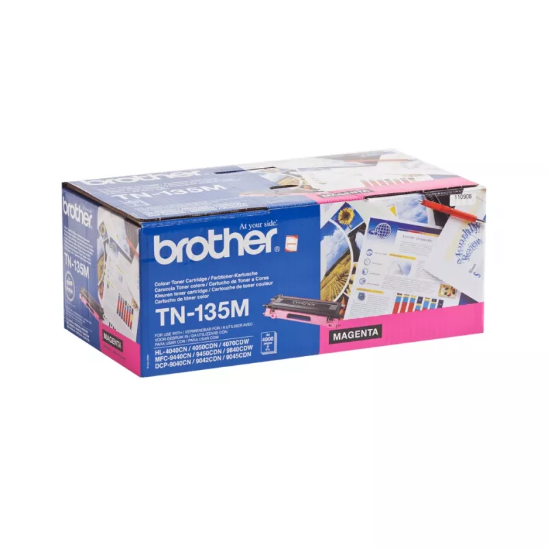 Brother TN-135M Tóner 1 ud. Original Magenta