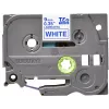 Cinta de laminar Brother TZe223 9mm azul sobre blanco