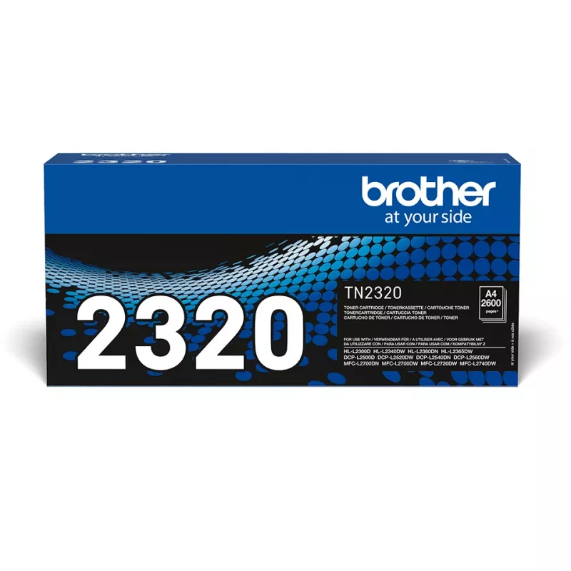 Brother TN-2320 tóner 1 ud. original negro