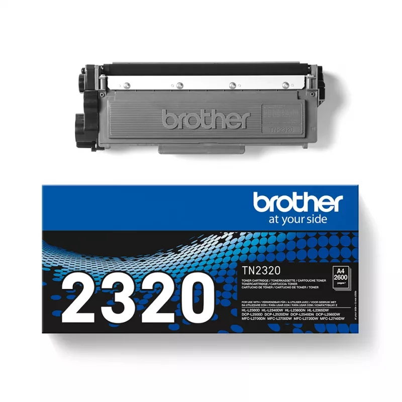 Brother TN-2320 tóner 1 ud. original negro