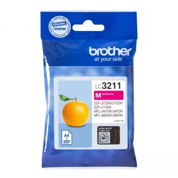 Brother LC3211M cartucho de tinta 1 ud. original rendimiento estándar magenta