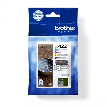 Brother LC422VAL Cartucho de tinta 4 uds. Original Negro, Cian, Magenta, Amarillo