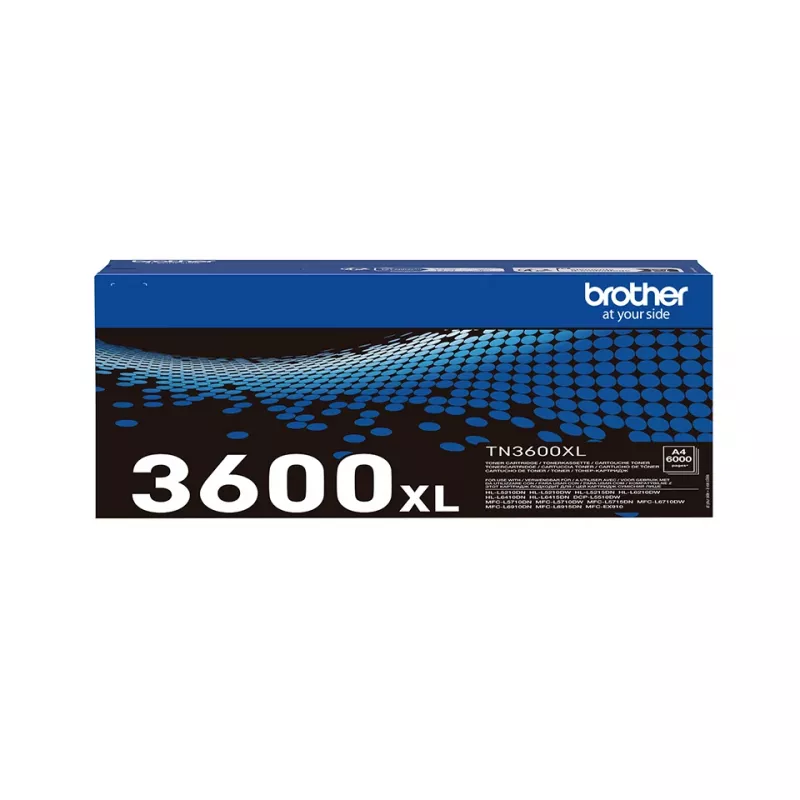 Brother TN-3600XL Tóner 1 ud. Original Negro
