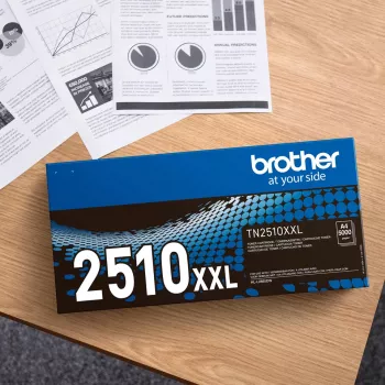 Brother TN-2510XL Tóner Negro, 3000 páginas