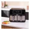 Kenwood HFM20.000MB Freidora doble 8 L Independiente 1700 W Freidora de aire Negro