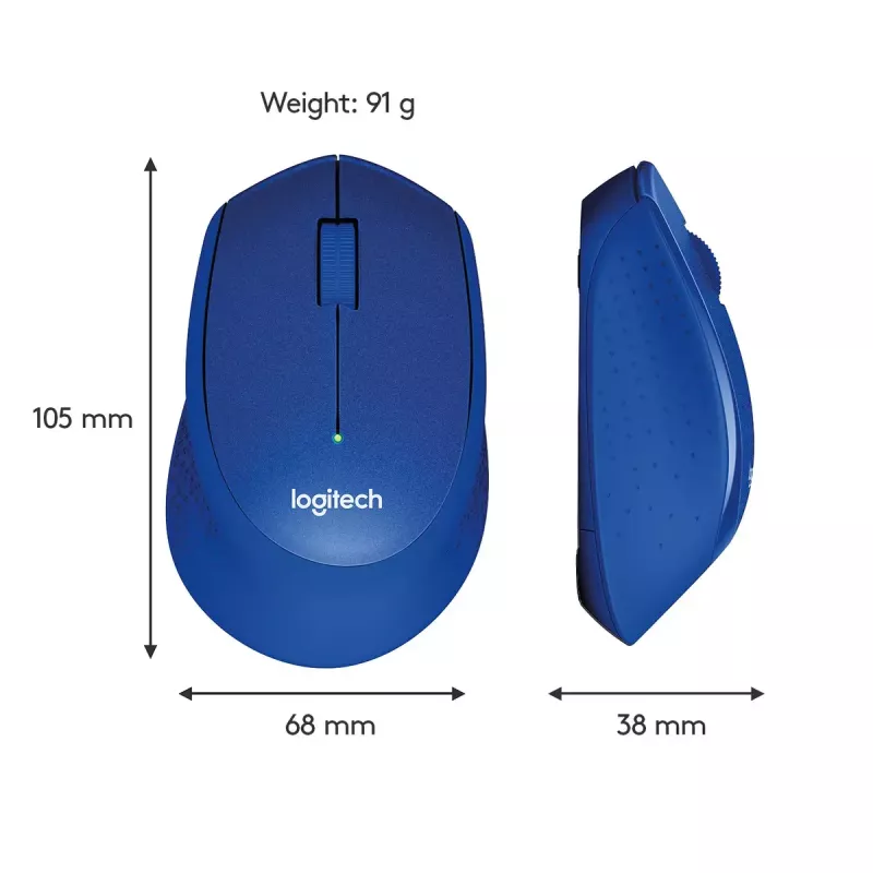 Ratón Logitech M330 SILENT PLUS RF Wireless