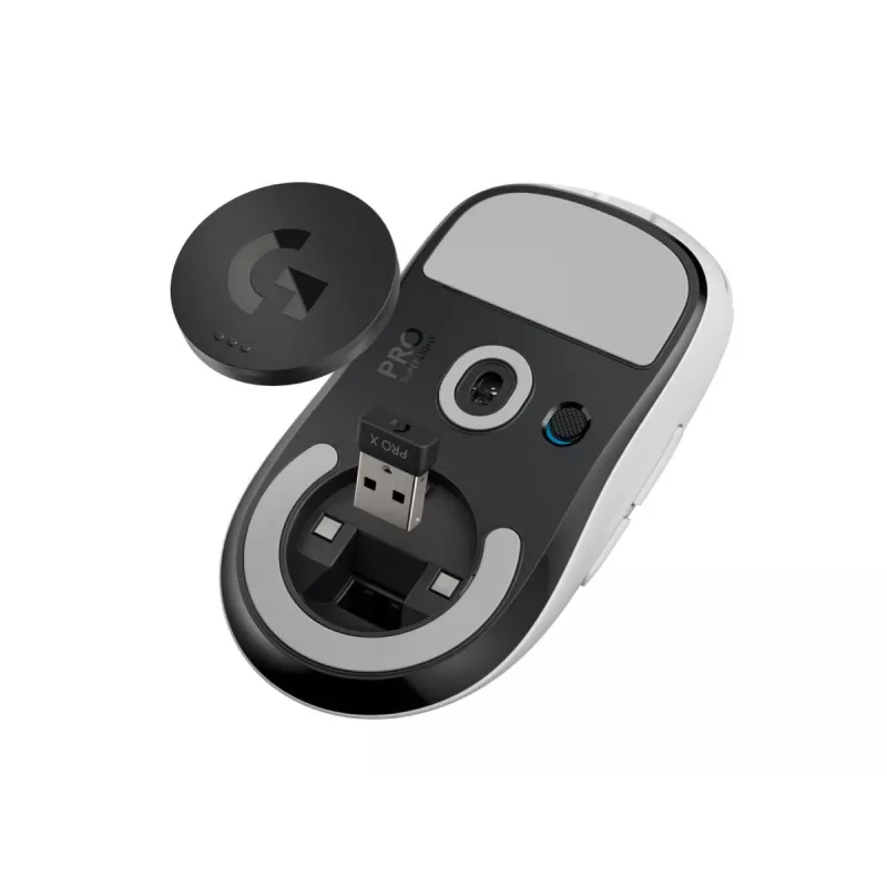 LOGITECH PRO X SUPERLIGHT Ratón gaming inalámbrico - Blanco