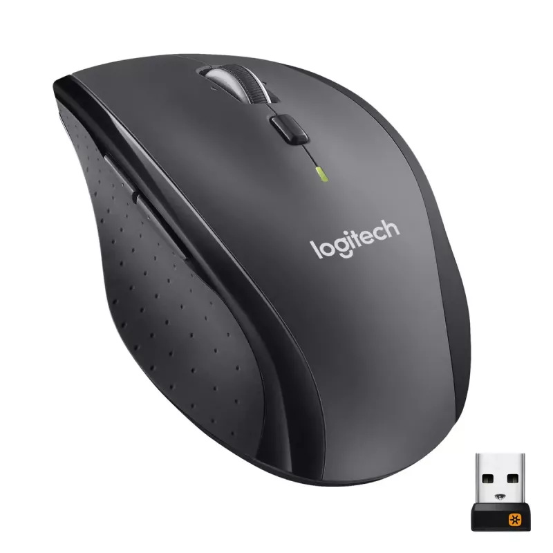 Logitech Marathon M705 Ratón Inalámbrico USB Negro