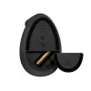 LOGITECH Lift Ratón ergonómico vertical - para zurdos - inalámbrico - negro grafito