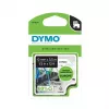 Cinta de etiquetas DYMO D1 Durable negro sobre blanco 12 mm
