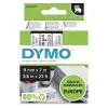 Etiquetas DYMO D1 auténticas | impresión negra sobre cinta transparente | 9 mm x 7 m | etiquetas autoadhesivas para impresoras de etiquetas LabelManager | fabricadas en Europa