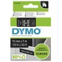 Etiquetas DYMO Original D1 | impresión blanca sobre cinta negra | 12 mm x 7 m | etiquetas autoadhesivas para impresoras de etiquetas LabelManager | fabricadas en Europa