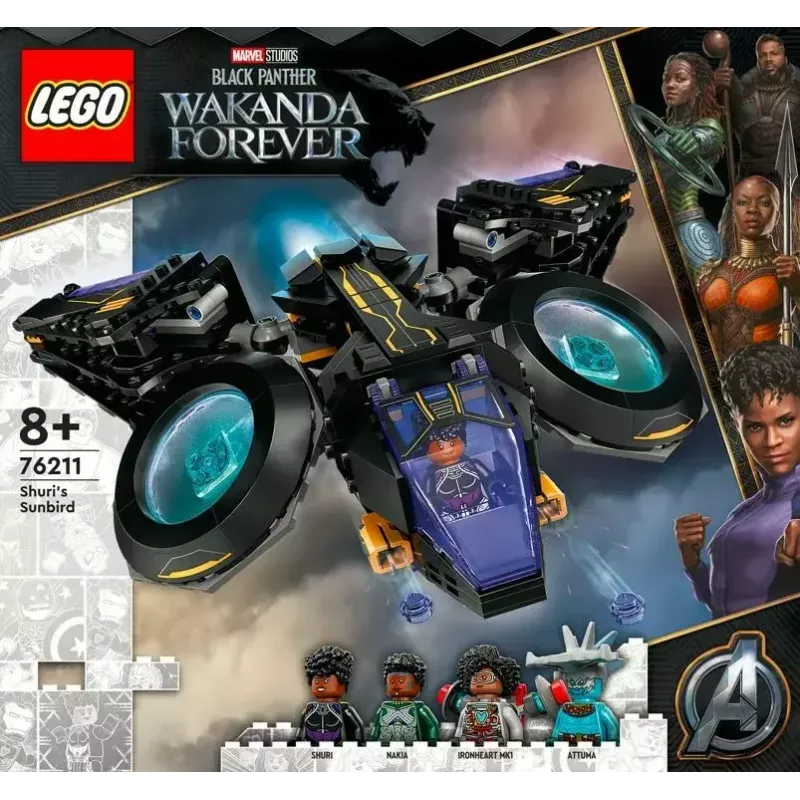 LEGO Marvel Set 76211 Nave de Shuri — set de juego construible con minifiguras