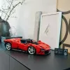 LEGO Technic Set Ferrari Daytona SP3 a escala 1:8, 3 778 piezas, rojo, 6,99 kg