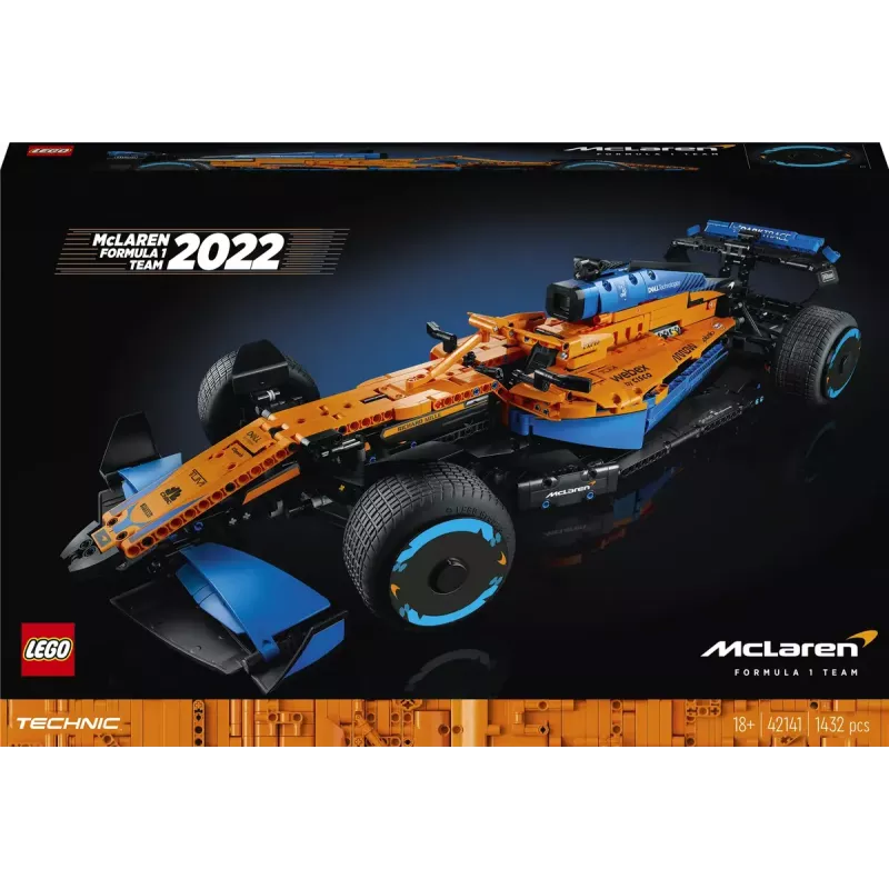 LEGO Technic Coche de carreras McLaren Fórmula 1 42141 Modelo a escala 1:10