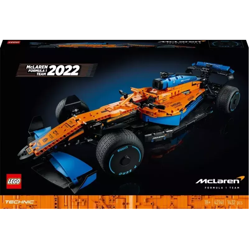 LEGO Technic Coche de carreras McLaren Fórmula 1 42141 Modelo a escala 1:10
