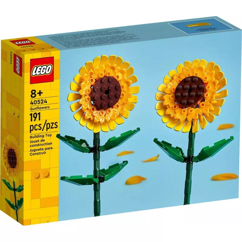 LEGO Botanical Collection 40524 Girasoles legendarios Set de construcción – 191 piezas, modelo de exposición 250 mm de altura