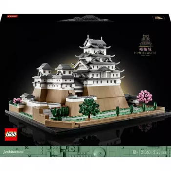 LEGO Architecture Castillo de Himeji 21060 Set de construcción – réplica a escala con torres detalladas y placa base