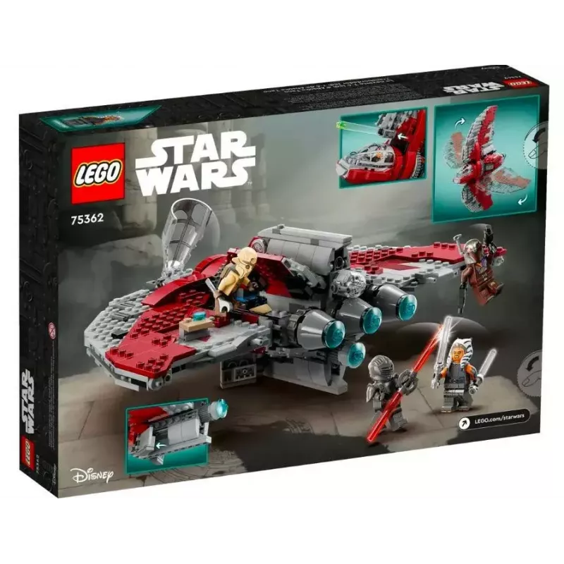Juguete de construcción LEGO Star Wars Lanzadera Jedi T-6 de Ahsoka Tano 75362