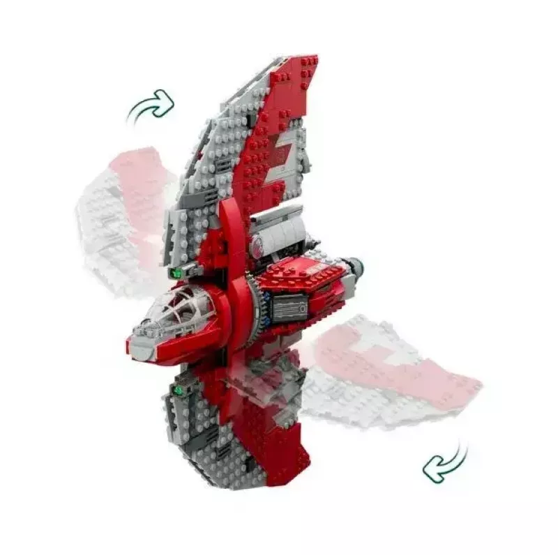 Juguete de construcción LEGO Star Wars Lanzadera Jedi T-6 de Ahsoka Tano 75362