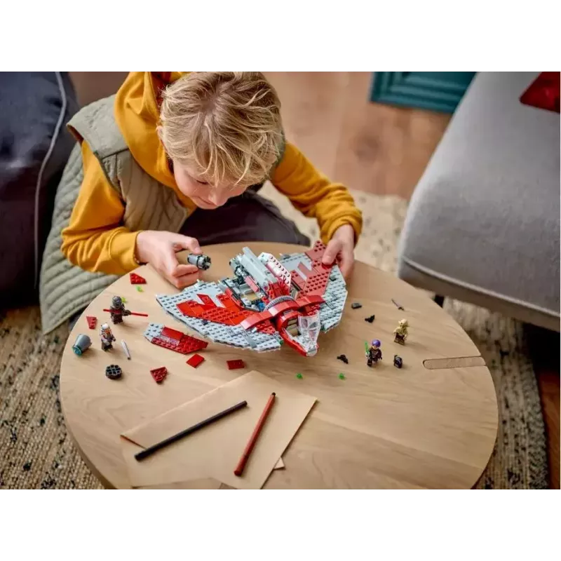 Juguete de construcción LEGO Star Wars Lanzadera Jedi T-6 de Ahsoka Tano 75362