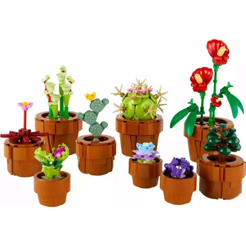 LEGO Icons Set Mini plantas 10329 — 9 pequeños modelos de plantas construibles, 758 piezas, a partir de 18 años