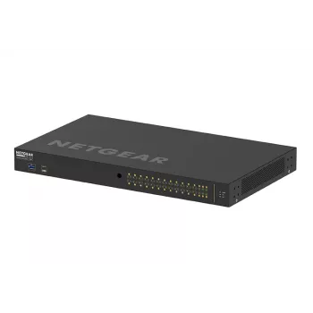 NETGEAR GSM4230P-100EUS switch de red gestionado L2/L3 Gigabit Ethernet (10/100/1000) Power over Ethernet (PoE) 1U negro