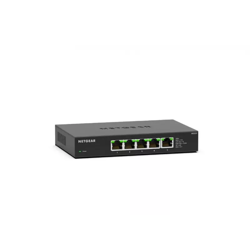 NETGEAR MS305-100EUS switch de red no gestionado 2.5G Ethernet (100/1000/2500) negro