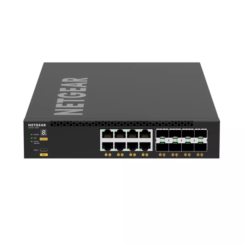 NETGEAR M4350-8X8F gestionado L3 10G Ethernet (100/1000/10000) 1U negro