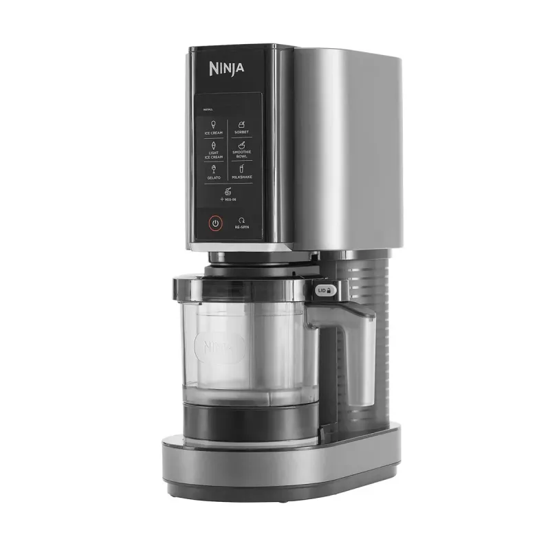 Máquina de helados tradicional Ninja NC300EU 1,4 L, 800 W, negro/plata, 3 recipientes