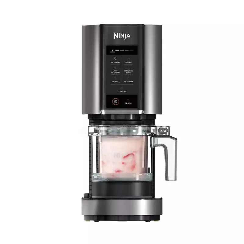 Máquina de helados tradicional Ninja NC300EU 1,4 L, 800 W, negro/plata, 3 recipientes