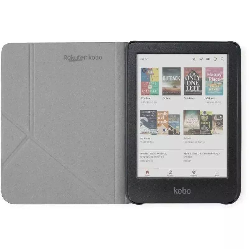 Funda tipo folio Rakuten Kobo SleepCover 15,2 cm verde