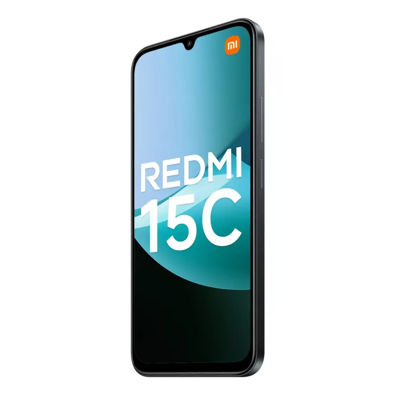Smartphone Xiaomi Redmi 15C 6,9 inch 4 GB RAM 256 GB almacenamiento, MediaTek Helio G81-Ultra, cámara dual 50 MP, 6000 mAh, IP64, negro