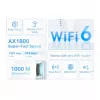 Emisor y receptor de red TP-Link AX1800 Wi-Fi 6