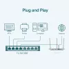 Switch gestionado TP-Link TL-SG108E 8 puertos Gigabit Easy Smart Switch