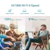 Repetidor de red TP-Link AX1800 WiFi 6 Extender RE605X