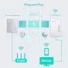 Extensor Powerline TP-Link Powerline 600 Wi-Fi