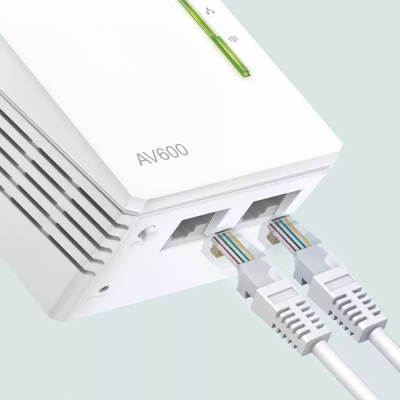 Extensor Powerline TP-Link Powerline 600 Wi-Fi