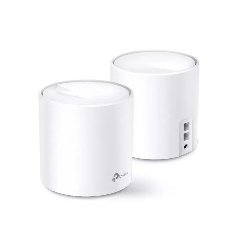 Sistema Wi-Fi 6 Mesh para todo el hogar TP-Link AX1800, pack de 2